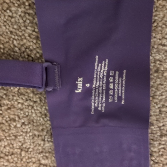 Knix Deep Purple Evolution Seamless V- Neck Bra - Picture 3 of 3